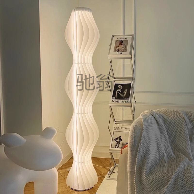 K2f Floor Lamp Living Room Grass Skirt Small Apartment Nordic Style Internet Red Seaweed Seaweed Family Ins Style Japanese Style Fishing Lamp