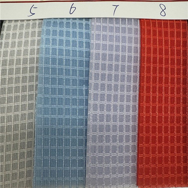 现货方格三明治网布 提花网眼布 包袋坐椅办公椅玩具鞋帽网布