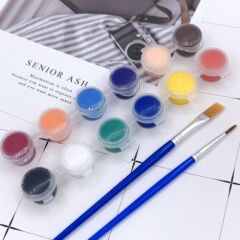 3mlアクリル絵の具セット石膏凧12色ワンピース絵の具子供diy絵画落書きアクリル絵の具