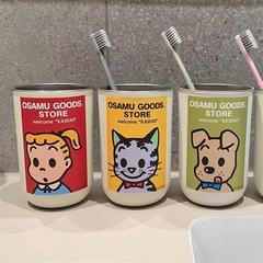 かわいい歯磨きカップ原田治洗浄カップ 304 ステンレス鋼家庭用子供用マウスウォッシュカップ学生寮高価値
