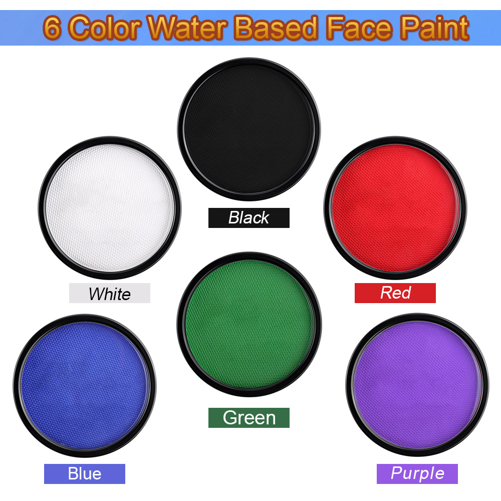30g face color water soluble body painting pigment face painting cream Halloween oil color Christmas black and white red