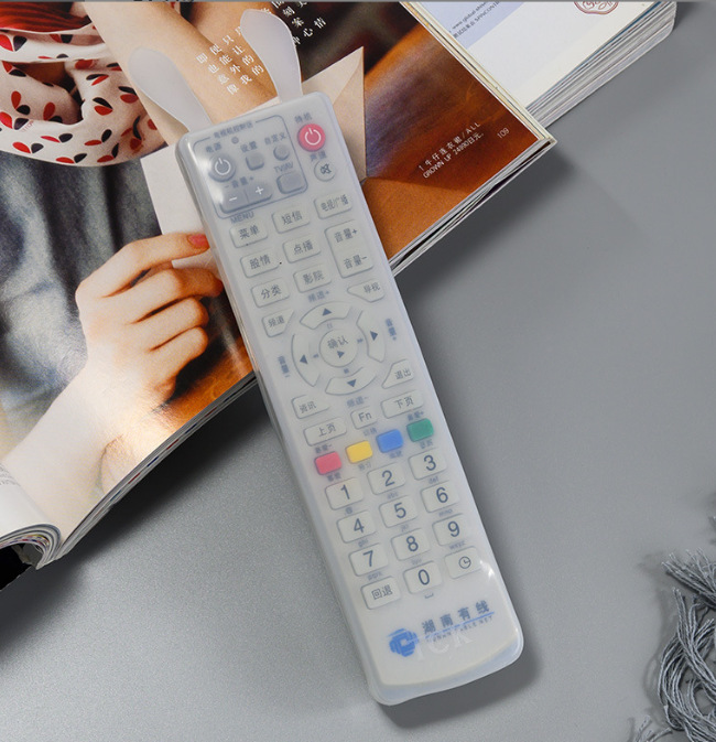 TV, transparent remote control, waterproof silicone protective case