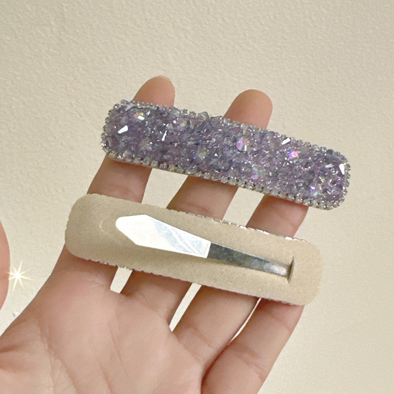 韓国風サイドクリップ、ネットで話題のクリスタルヘアクリップ、ラインストーンBBクリップ、インスタ映えする女の子らしいおしゃれなヘアアクセサリー