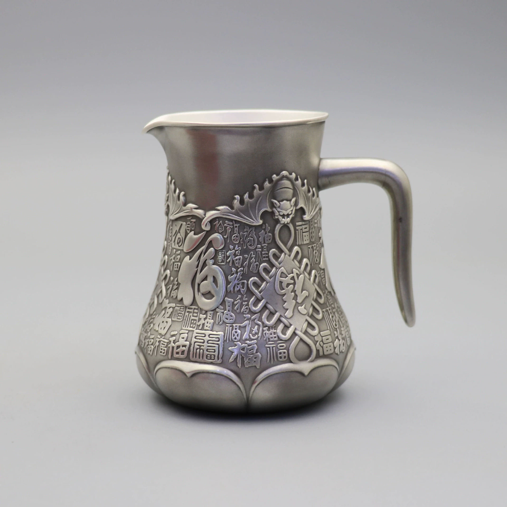 Boutique Baifu Long Silver Wine Set Make Old