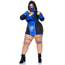 S-XXL 大码万圣节服装 Ninja Cosplay 日本火影忍者服装 游戏制服
