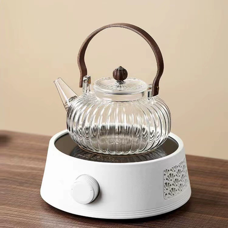 Glass teapot, filter, tea cup, increased thickness