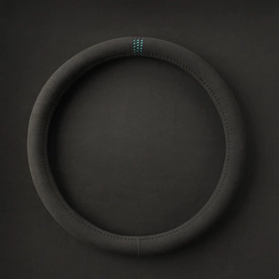 four seasons Sports wind — Steering wheel cover - simple-round-green-label-38cm