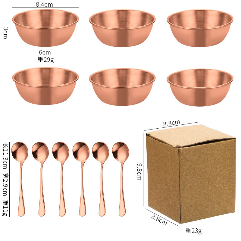 元のメーカーのステンレスのおかずの皿の調味料の皿の現物の家庭用の骨の皿の調味料の小皿の鍋の調味料の皿|undefined