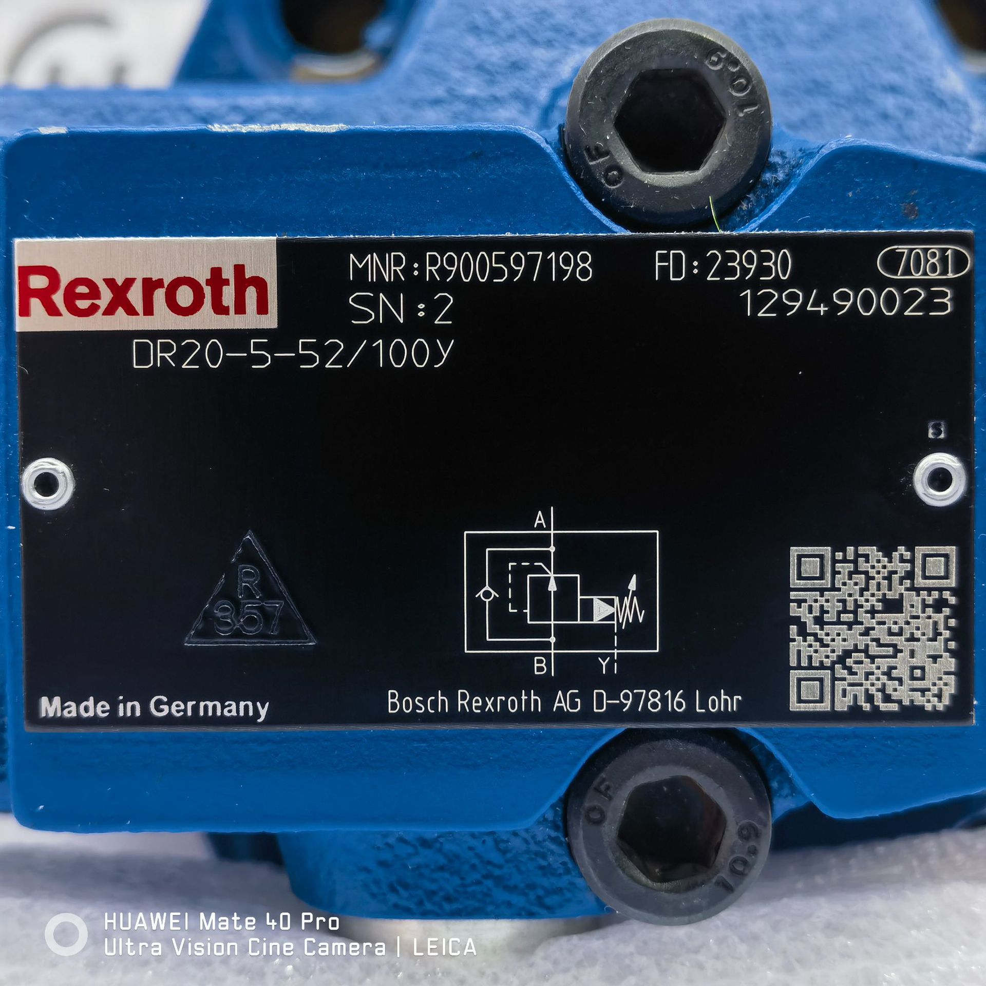 R900597198  DR20-5-5X/100Y # Rexroth液压阀
