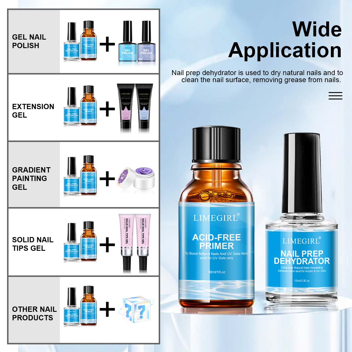 Adhesivo de fototerapia de cristal adhesivo desecante de esmalte de uñas adhesivo libre de ácido dedicado transfronterizo para aumentar la firmeza