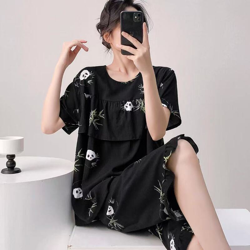 Pajamas for Women, Summer Round Neck Short-Sleeved Shorts, Women's Pajamas, Home Clothes, Pajamas for Women, Summer Pajamas for Women, Summer Round Neck Short-Sleeved Shorts, Women's Pajamas, Home Clothes, Pajamas for Women, Summer