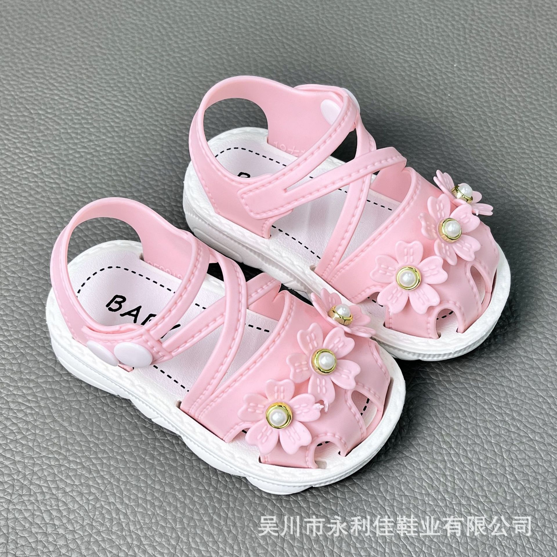 Fuente de fábrica de verano nuevos zapatos para bebés niñas bebés con suela suave zapatos para niños pequeños bebés comercio exterior al por mayor