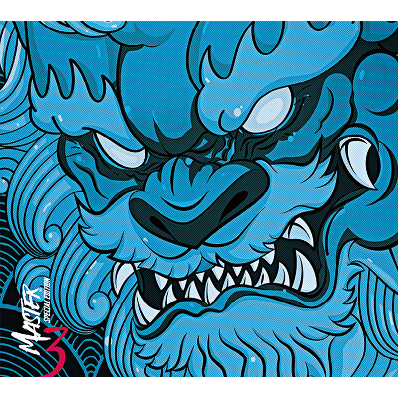 호랑이 부적 - 깡패 사자 머리