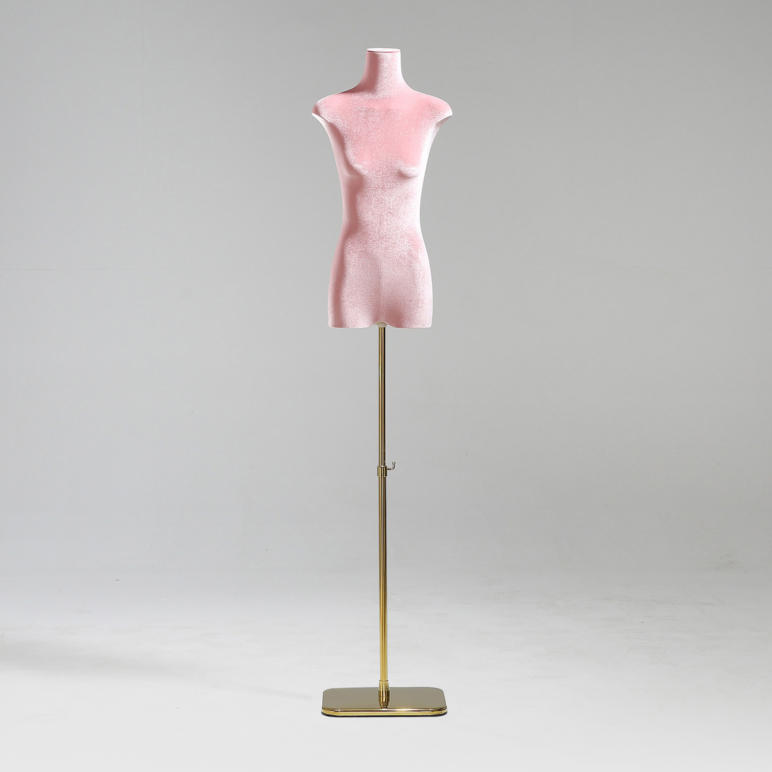 Modelo de tienda de ropa estante de exhibición de terciopelo pecho plano cuerpo plano ropa de mujer modelo de busto accesorios ventana estante modelo de plataforma image 48