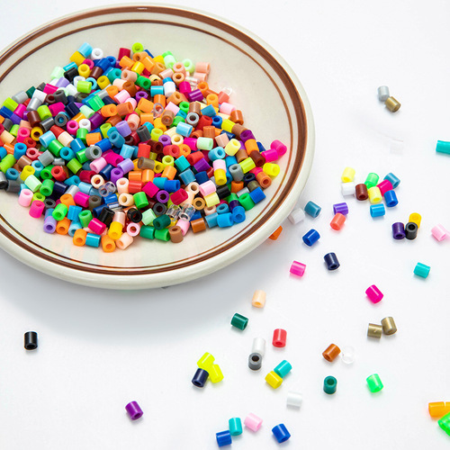 Bestselling 5mm 2.6mm Mixed Color Jigsaw Bean Bags DIY Store Kids Educational Compatible Jigsaw Bean Supplement Set