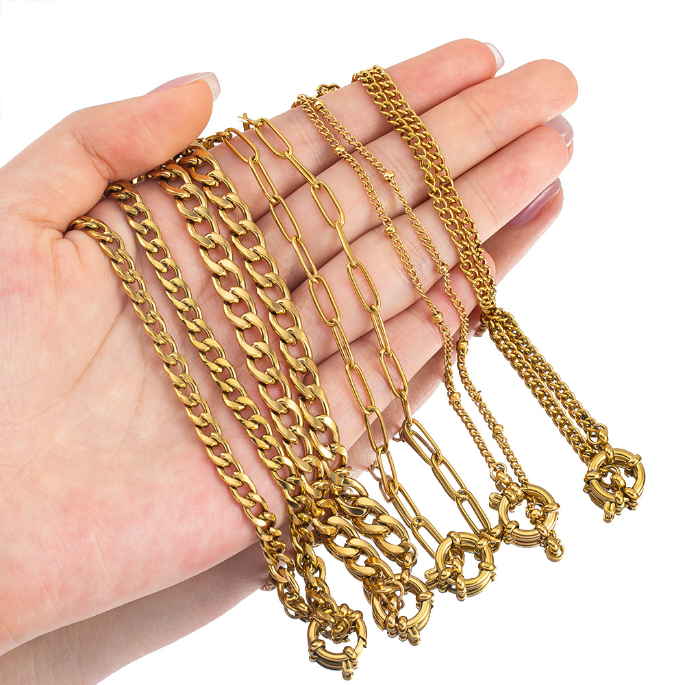 Chain Jewelry Making Type 1 Piece 304 Stainless Steel Jewelry Accessories Chain