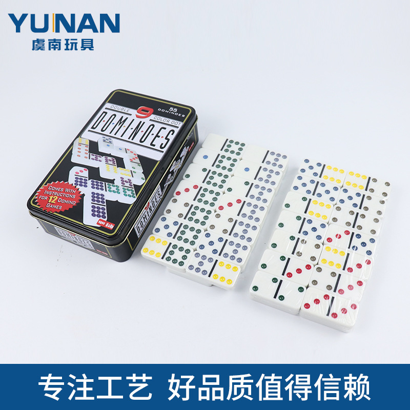 Набор Double Nine в жестяной коробке, 55 предметов