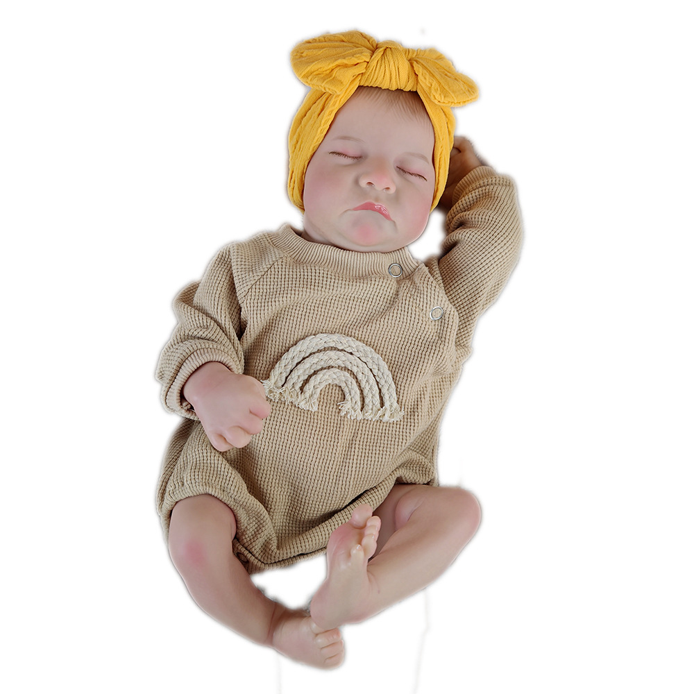 46 cm Renacido bebé simulación muñeca renacida muñeca vasos sanguíneos venosos visibles muñeca infantil