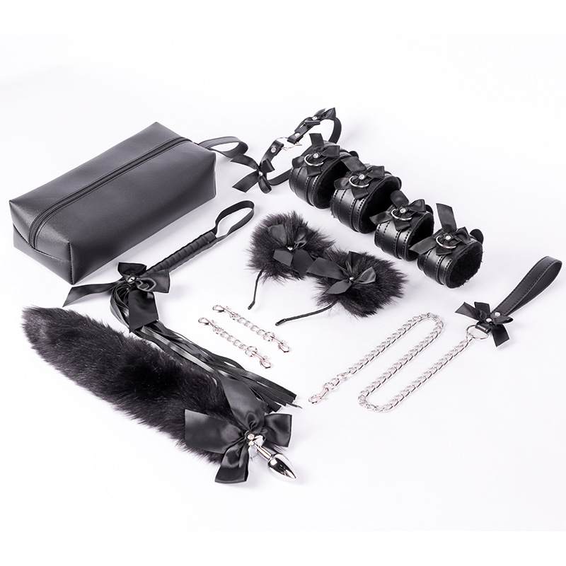 Juguetes sexuales SM vinculante formación vinculante traje pareja coqueteo arco mano manguito bolsa de almacenamiento de ventas directas de la fábrica