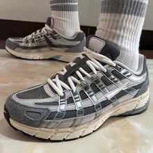热销莆田鞋P6000复古防滑增高老爹跑步鞋 透气舒适休闲情侣运动鞋