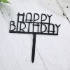 Yayli Cake Respuent Birthday Happy Baked Oppercake Cake Decoration Card 10 Film Direct Sales