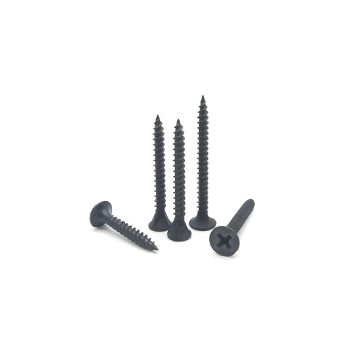 Dry wall nail four-slot nail clip ear nail gypsum board screw black phosphate self-tapping M3.5 wallboard nail