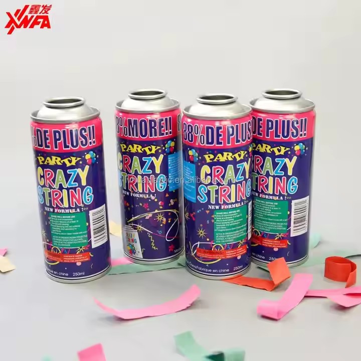 Aerosol de estaño personalizado 250ml spray de aerosol para el cabello spray de envasado de metal lata de estaño