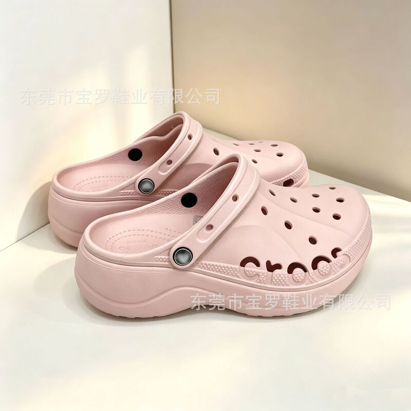 Cros Original Thick-Soled Baya Cloud Hole Shoes for Women, Versatile Trendy High-Appearance Thick-Soled Height-Increasing Beach Sandals Cros Original Thick-Soled Baya Cloud Hole Shoes for Women, Versatile Trendy High-Appearance Thick-Soled Height-Increasing Beach Sandals