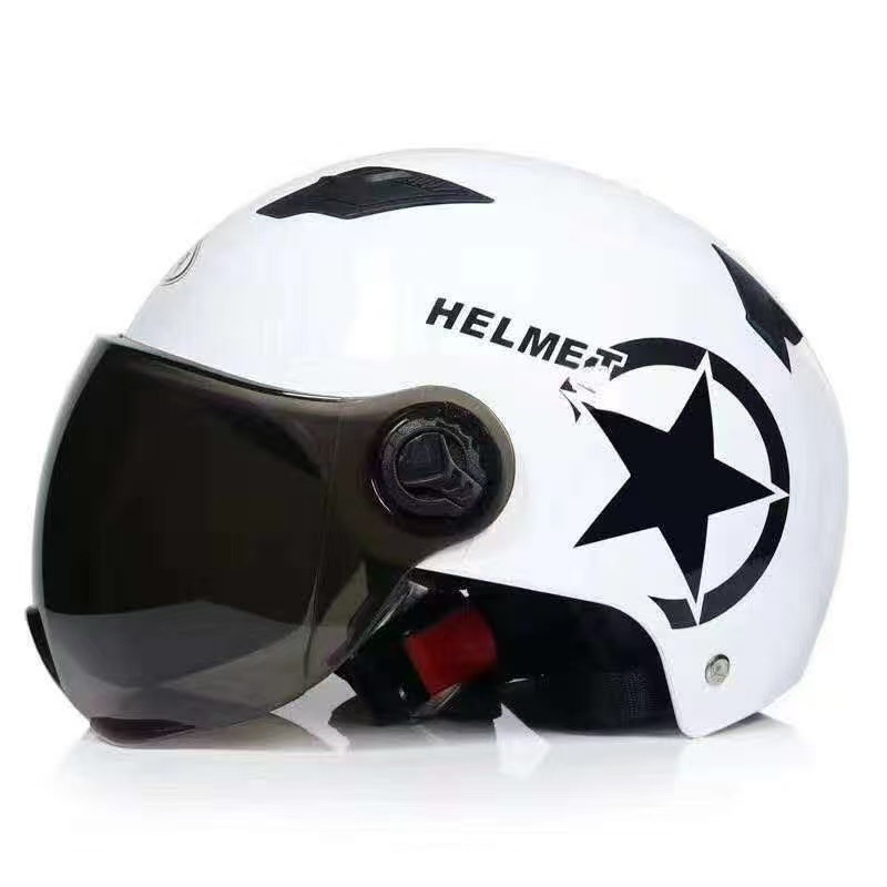 Wholesale In-Stock Harley Electric Bike Safety Helmets for Men and Women, Adult All-Season Half Helmet, Universal Electric Cycling Helmet