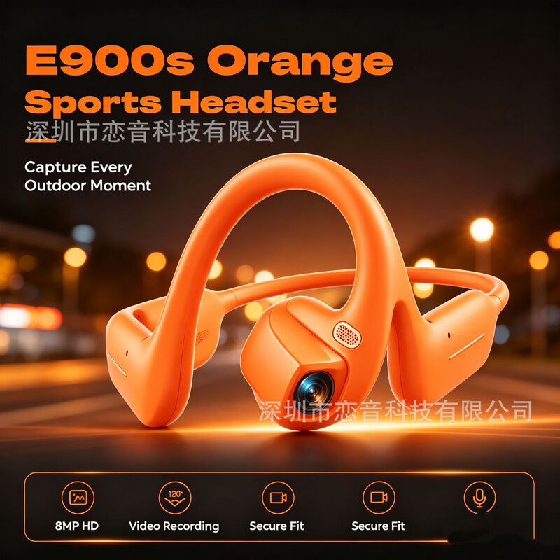 【In Stock】E900 Camera Bone Conduction Earbuds AITranslation