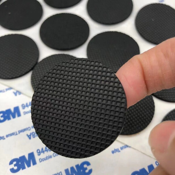 black silicone non-slip pad