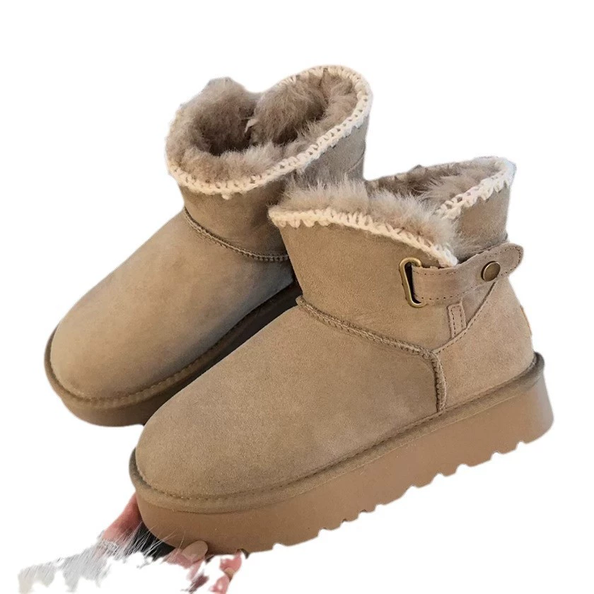 Woven winter non-slip keep warm boots, 2024 years