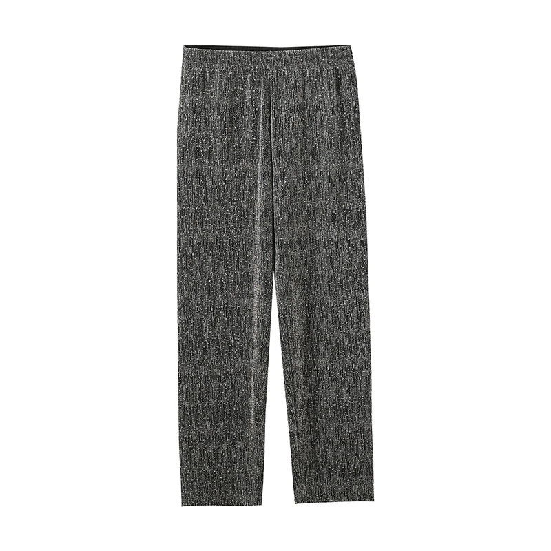 Summer trousers, plus size, high waist
