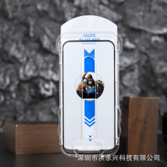 适用苹果15promax高清无尘仓钢化膜除尘仓钢化膜防窥膜手机钢化膜