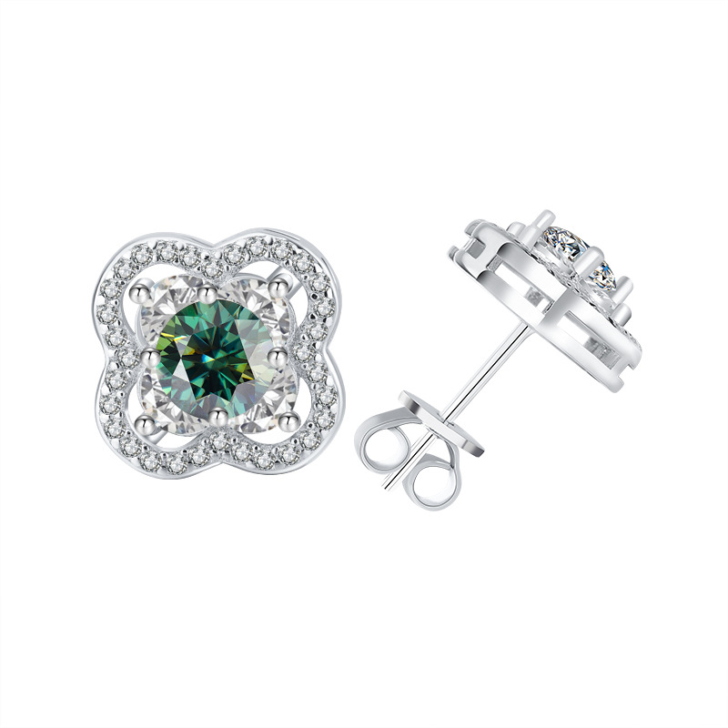 에메랄드 모이사나이트 (GRA 인증서 + 블랙 카드 + 허리 코드 + 실버 연마 천)