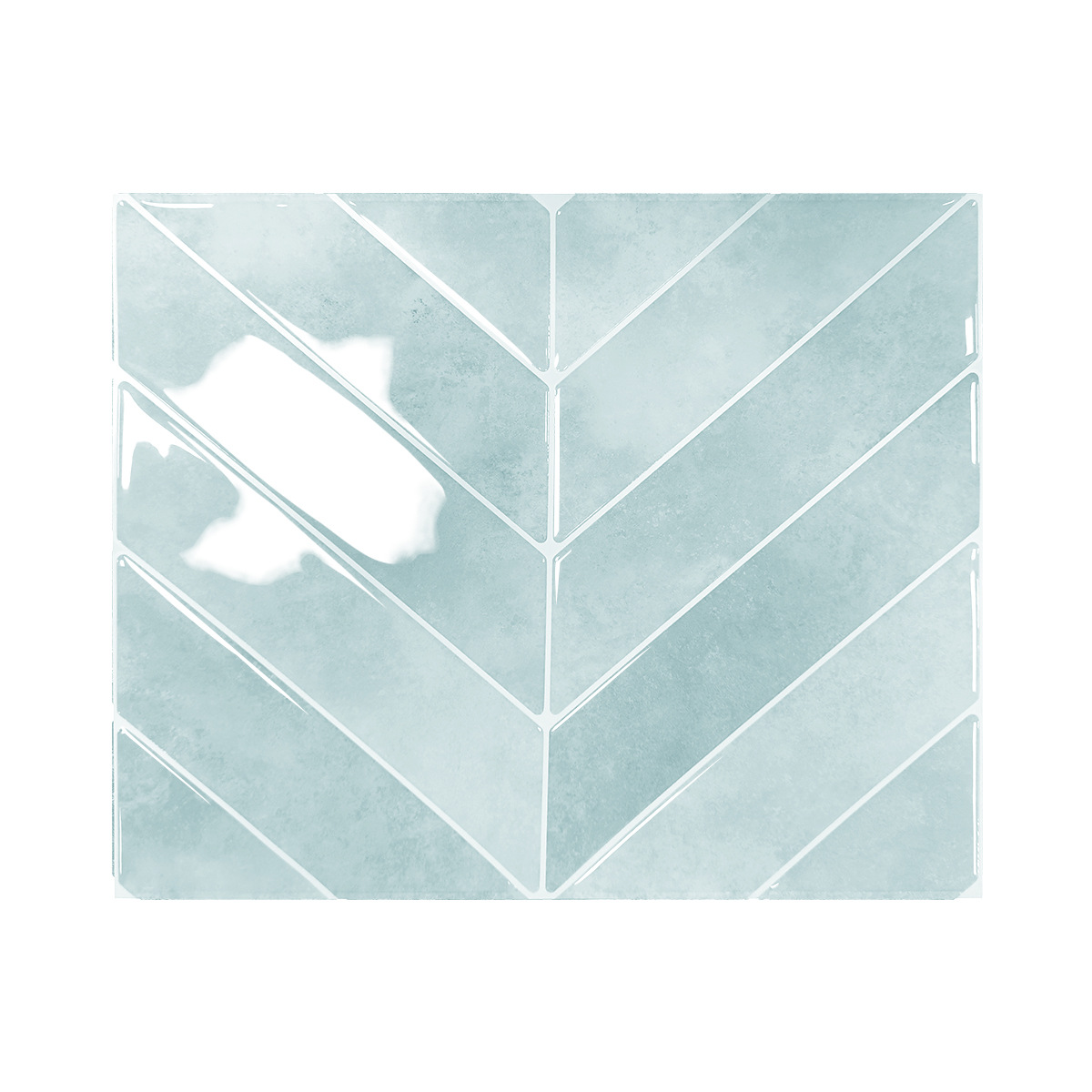 Nuevo producto hojas en espiga transfronterizas autoadhesivas tridimensionales autoadhesivas pegatinas de plástico de goteo antiincrustantes para la renovación del hogar pegatinas de azulejos