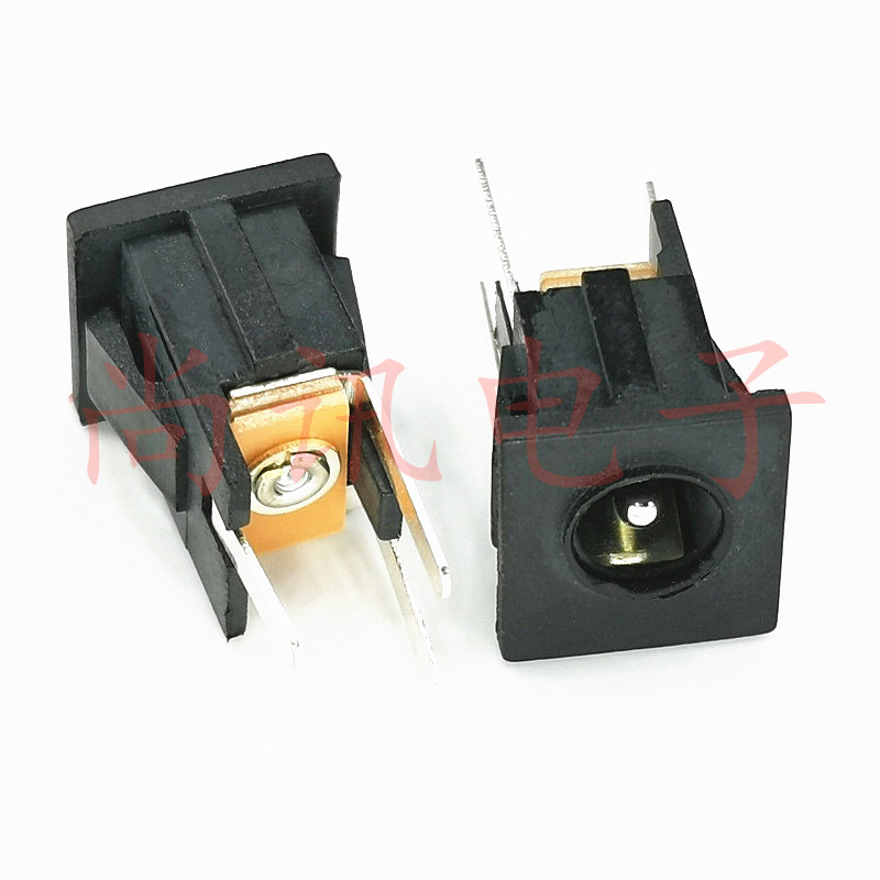 DC电源插座 DC-068 三脚立式 卡式充电插座 6.0*2.1 2.5 JACK母座