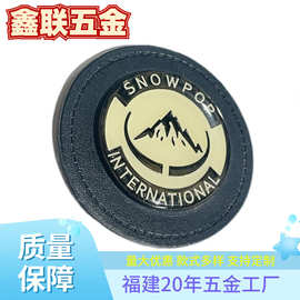 工厂批发金属箱包皮牌英文diy字母标牛仔裤商标牌锌合金喷漆字母