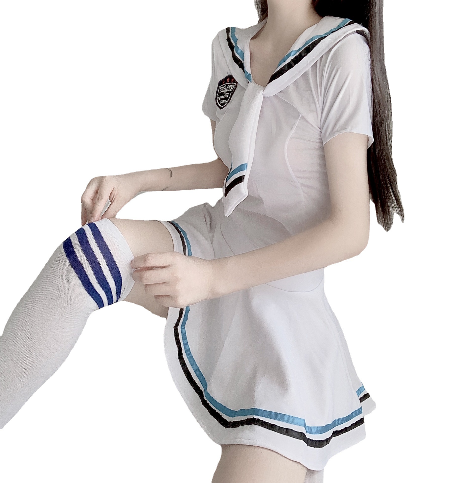 Large size can wear sexy and pure students JK sailor uniform temptation hot underwear wholesale