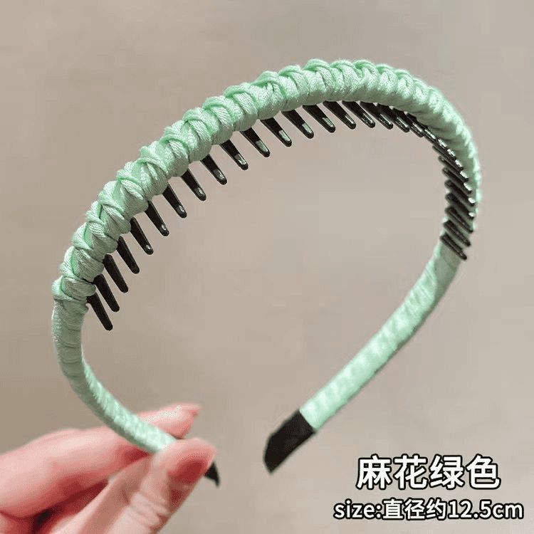 轻奢高级感波浪发箍女2025新款洗脸专用高颅顶头箍带齿防滑发卡子|undefined