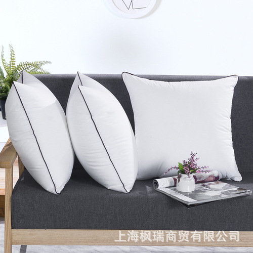 Brushed cloth pillow core Manufacturer wholesale Vacuum 3DPP cotton square waist cushion core 45 50 55 60