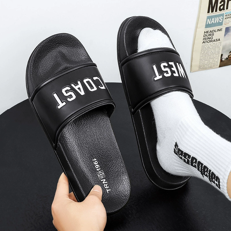 Мужские летние шлепанцы большого размера (46) для улицы, пляжные тапочки, повседневная обувь, легкие сандалии-слипоны для мужчин