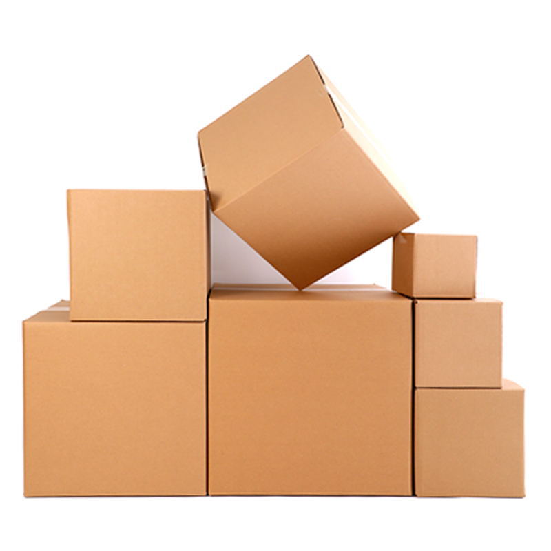 Caja de cartón cuadrado postal expreso cartón de embalaje de comercio electrónico caja de aviones caja de embalaje extra duro cartón corrugado