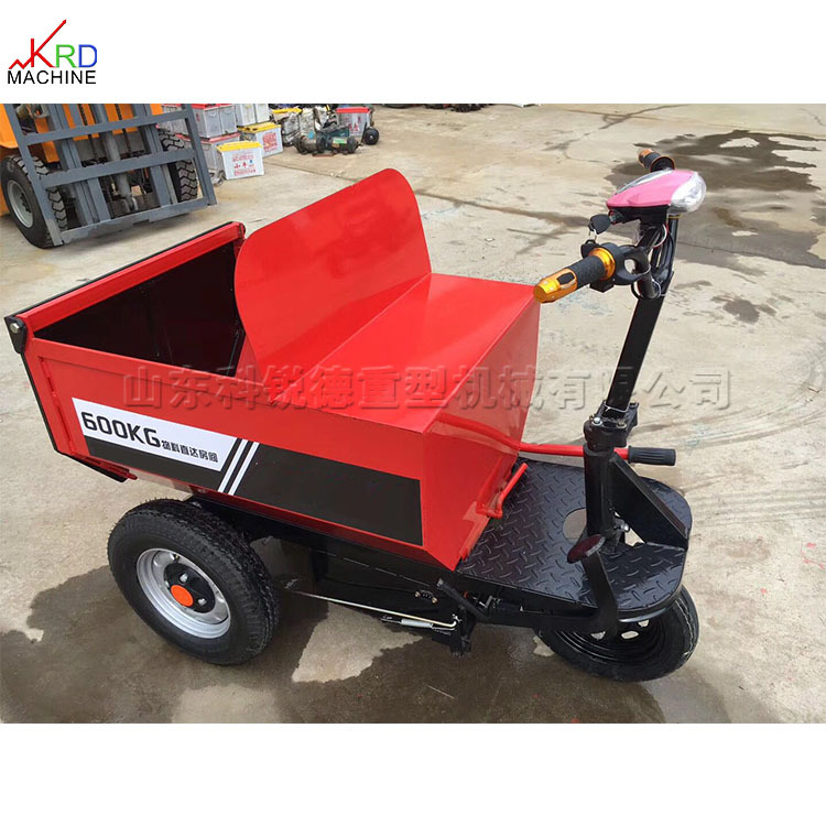 建筑工地水泥沙石运输车 室内装修三轮灰斗车 养殖场饲料转运车