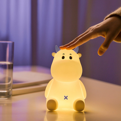 Colorful Silica Silicone Lamp Paipa Induction USB Charging Bedside Night Light Colorful Sleep Timed Breathing Lamp