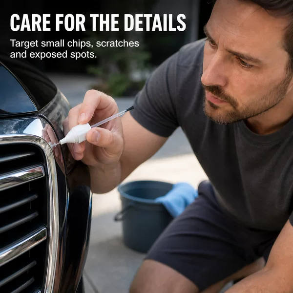 Car chrome silver parts repair liquid, metal bright strip scratch repair paint, body trim strip color restoration and refurbishment agent