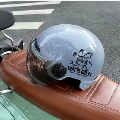 New national standard 3C certified helmet for electric vehicles, unisex motorcycle half helmet, breathable, suitable for all seasons, winter trend