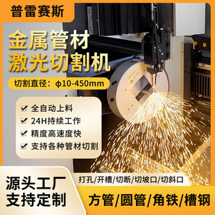 Fiber Laser Cutting Machine Punching and Cutting Pipe Machine 3000W Metal Round Pipe Fully Automatic Laser Pipe Cutting Machine