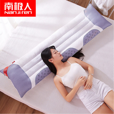 送枕套】双人长枕头决明子枕芯1.5m1.8米全棉护颈椎情侣枕