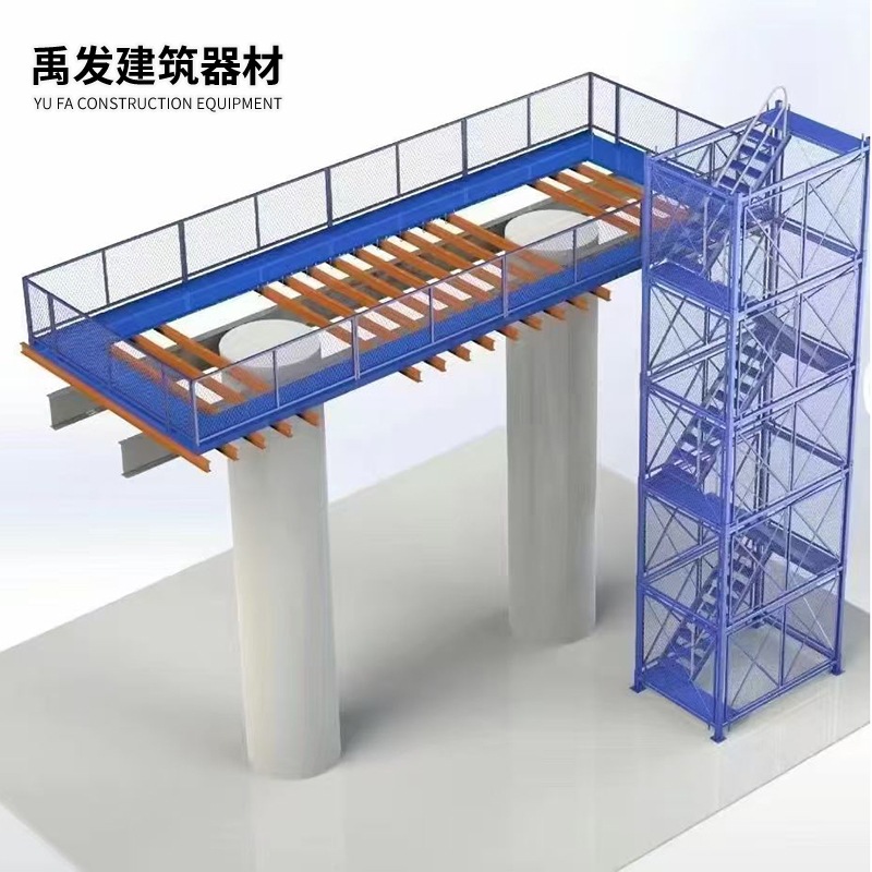 工程梯笼箱式安全梯笼安全爬梯组合式基坑框架施工梯笼安全梯笼